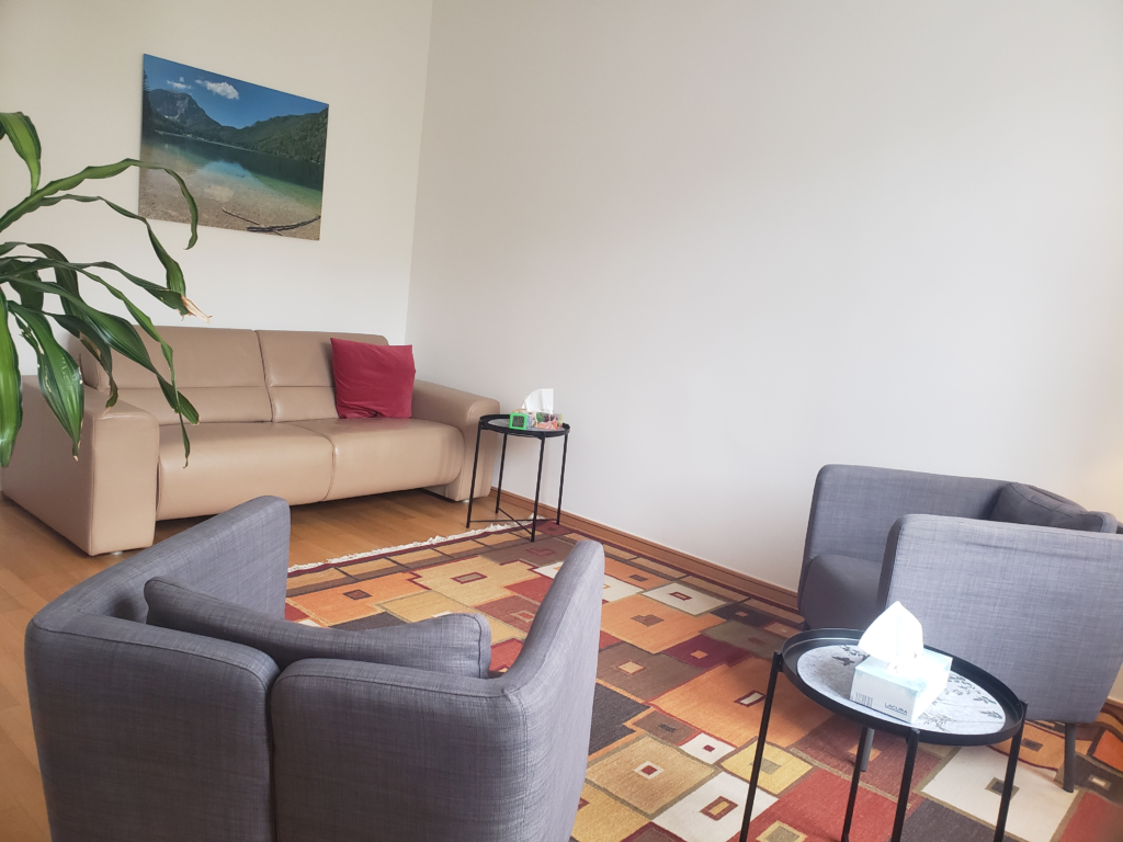 Meine Räumlichkeiten in der Psychotherapie Praxisgemeinschaft 1210 Floridsdorf.